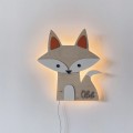 lampka dziecięca w kształcie liska