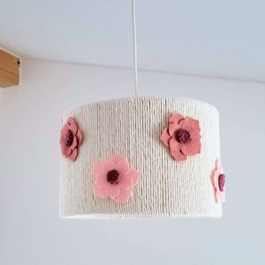 LAMPA SUFITOWA DLA DZIEWCZYNKI FILCOWE KWIATY - MARMYS FELT STUDIO
