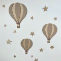 balony na ścianę dekoracja do pokoju niemowlaka
