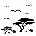 dekoracja na ścianę safari