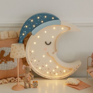 LAMPKA NOCNA DLA DZIECKA KSIĘŻYC - LITTLE LIGHTS
