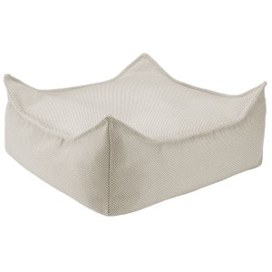 Kwadratowa pufa dziecięca Square Ottoman | Siedzisko dla dzieci Outdoor Terra - Wigiwama