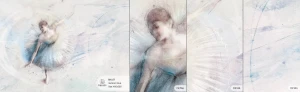 MALUMI BALLET BLUE - PRÓBKA TAPETY  