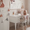 białe biurko sekretarzyk dla nastolatki bellamy ines