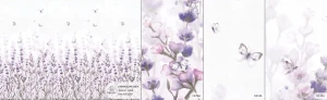 MALUMI LAWENDOWA ŁĄKA VIOLET - PRÓBKA TAPETY 