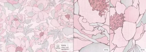 MALUMI PEONIES PINK - PRÓBKA TAPETY