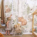 tapeta dla dziecka mural las zabawa w chowanego