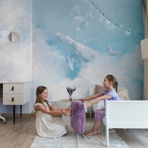 TAPETA DLA DZIECKA FANTASIA VIOLET - MALUMI