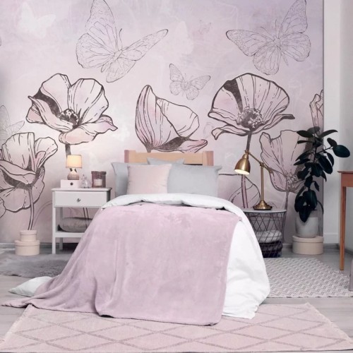 tapeta do pokoju dziewczynki flora purple (3).jpg
