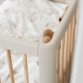 łóżeczko dla niemowlaka beżowe pinio pure
