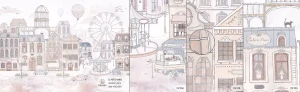 MALUMI LE PETIT PARIS PINK - PRÓBKA TAPETY 
