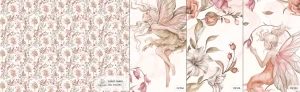 MALUMI FOREST FAIRIES - PRÓBKA TAPETY 