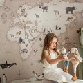tapeta mapa taupe