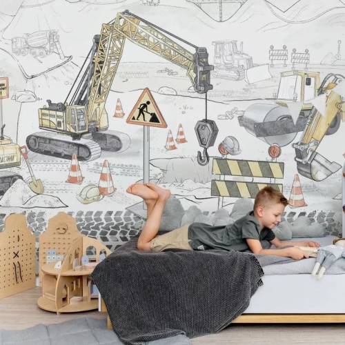 tapeta chłopięca plac budowy grey (1).jpg