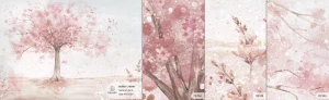 MALUMI MERRY CHERRY PINK - PRÓBKA TAPETY 