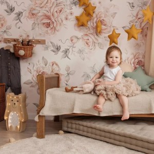TAPETA DLA DZIEWCZYNKI ROMANTIC BRIGHT - MALUMI
