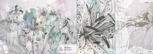 MALUMI GREEN IRIS - PRÓBKA TAPETY 