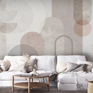 TAPETA GEOMETRIC ARCS PUDDING - MALUMI