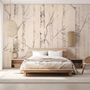 TAPETA WOODS BEIGE - MALUMI