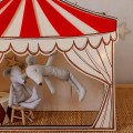 Teatrzyk Drewniany dekoracja i scena do zabaw w jednym