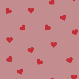 TAPETA HEARTS ON PINK - DEKORNIK