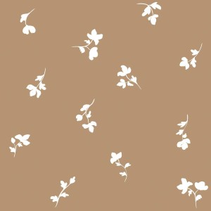 TAPETA PARIS FLOWERS BROWN - DEKORNIK