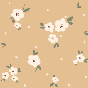 TAPETA FLORAL DRAW BEIGE - DEKORNIK