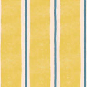 TAPETA W PASKI STRIPES DRAW YELLOW BLUE - DEKORNIK