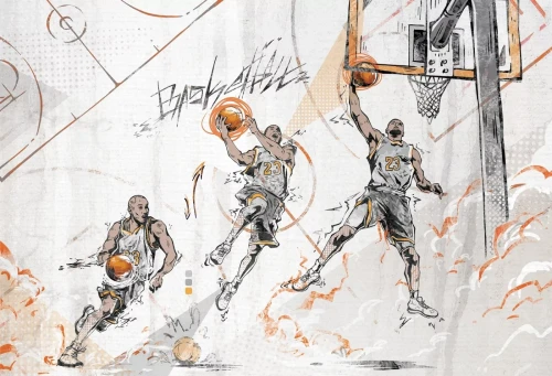 basketball-orange-tapeta-z-motywem-koszykowki-do-pokoju-nastolatka.webp