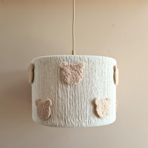 LAMPA SUFITOWA DLA DZIECKA BOUCLE W MISIE - MARMYS FELT STUDIO