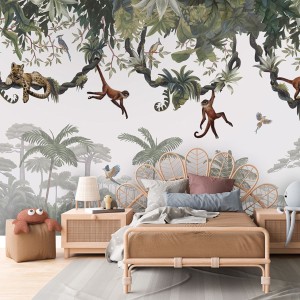 TAPETA CHEEKY MONKEYS - PASTELOWE LOVE 