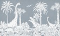 tapeta dinozaury do pokoju chłopca
