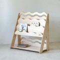 regał drewniany montessori na zabawki