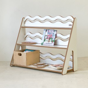 REGAŁ MONTESSORI NA ZABAWKI WAVE M - BABYWOOD