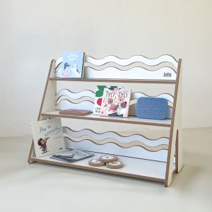 REGAŁ MONTESSORI NA ZABAWKI WAVE L - BABYWOOD