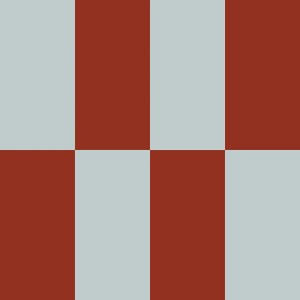TAPETA STRIPES BLUE RED UPSIDE DOWN - DEKORNIK