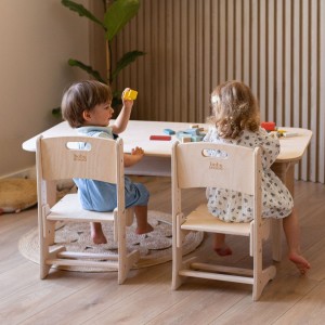 REGULOWANY STOLIK I KRZESEŁKO DLA DZIECI - BABYWOOD