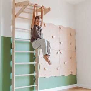 DRABINKA GIMNASTYCZNA NAŚCIENNA DO POKOJU DZIECKA - BABYWOOD