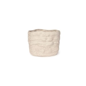 MAŁY KOSZ BAWEŁNIANY STONEWASHED TALL NATURAL - LORENA CANALS