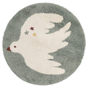DYWAN DZIECIĘCY BOHEMIAN BIRD AQUA - NATTIOT