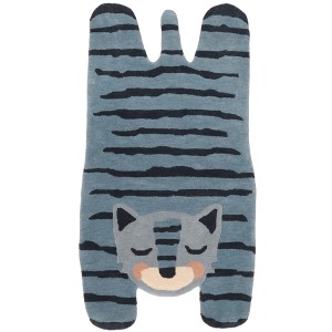 DYWAN DZIECIĘCY WEŁNIANY TYGRYS BLUE TIGER - NATTIOT