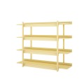 regał otwarty żółty wood luck design