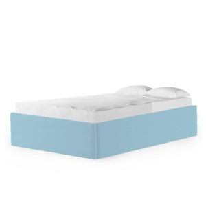 MINKO - ŁÓŻKO TAPICEROWANE DLA DZIECKA SOFA BOX TEXTI