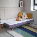 ŁÓŻKO TAPICEROWANE DLA DZIECKA SOFA LEGS TEXTI