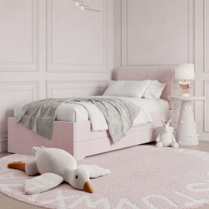 MINKO - ŁÓŻKO TAPICEROWANE DLA DZIECKA DOUBLE BED JODEŁKA STITCH