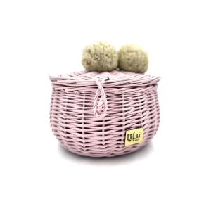 WIKLINOWA SZKATUŁKA DUŻA BABY PINK