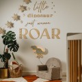 drewniany napis dla fana dinozaurów tuliroom