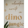 DREWNIANA dekoracja dla fana dinozaurów tuliroom