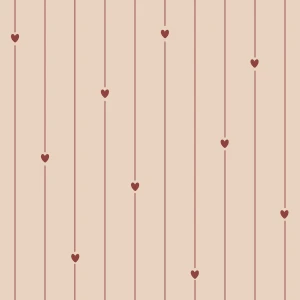 DEKORILLO PASKI I SERCA TENDER HEARTS  - PRÓBKA TAPETY