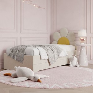 MINKO - ŁÓŻKO TAPICEROWANE DOUBLE BED DAISY STOKROTKA